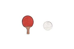 Drevené náušnice Ping pong