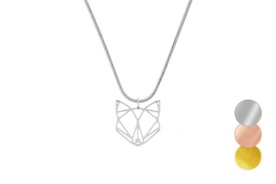 Kovový prívesok Fox Steel Pendant